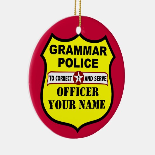 Ornement personnalisable de police de grammaire (Droite)