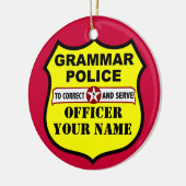 Ornement personnalisable de police de grammaire (Gauche)