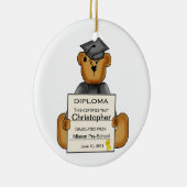 Ornement (personnalisable) d'obtention du diplôme (Droite)