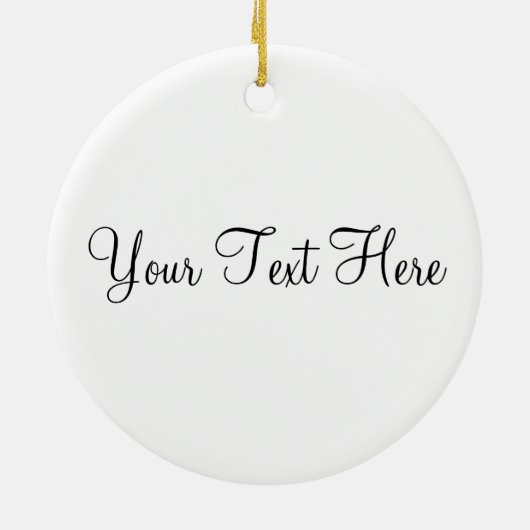 Ornement personnalisable noir et vert (Dos)