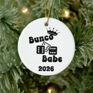 Ornement personnalisé Bunco Babe