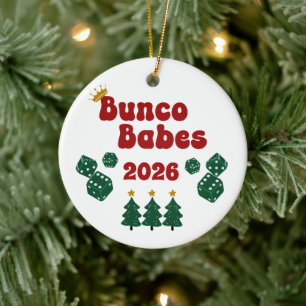 Ornement personnalisé Bunco Babes