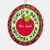 Ornement personnalisé de cadeau d'école de (Gauche)