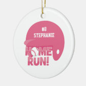 Ornement personnalisé de casque de test maison du (Gauche)