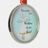 Ornement personnalisé de casse-noix - ange (Droite)
