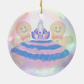 Ornement personnalisé de casse-noix - gingembre de (Dos)