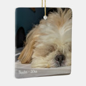 Ornement personnalisé de chiot chien animal de com (Droite)