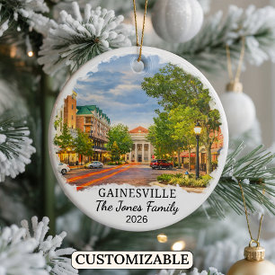 Ornement personnalisé de Gainesville, Floride sur