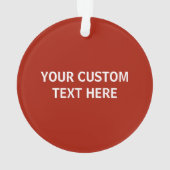 Ornement personnalisé de la Mustache Pride (dos)