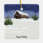 Ornement personnalisé de l'arbre de Noël (Devant)