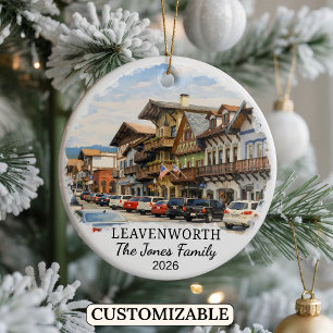 Ornement personnalisé de Leavenworth, Washington