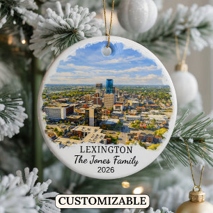 Ornement personnalisé de Lexington, Kentucky sur m