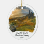 Ornement personnalisé de l'île de Skye, Écosse (Gauche)
