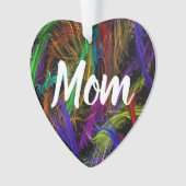 Ornement personnalisé de maman (devant)