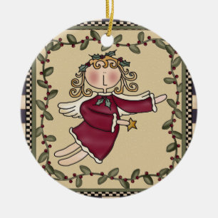 Ornement personnalisé de Noël d'ange
