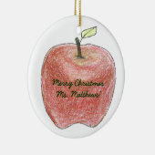 Ornement personnalisé de Noël de cadeau de (Droite)