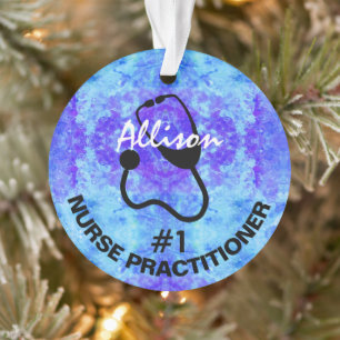 Ornement personnalisé de Noël de praticienne