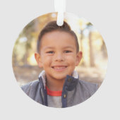 Ornement personnalisé de Noël de renne (dos)