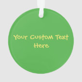 Ornement personnalisé de Pâques Chick (dos)