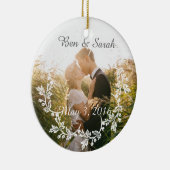 Ornement personnalisé de photo (Droite)