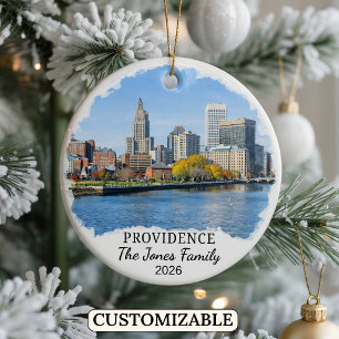 Ornement personnalisé de Providence, Rhode Island