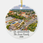 Ornement personnalisé de St. Augustine Décoration (Devant)