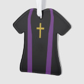 Ornement personnalisé de vacances de Noël de (devant)