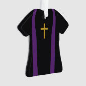 Ornement personnalisé de vacances de Noël de (devant)