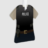 Ornement personnalisé de vacances de Noël de (devant)