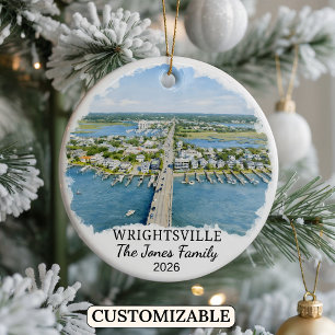Ornement personnalisé de Wrightsville, Caroline du