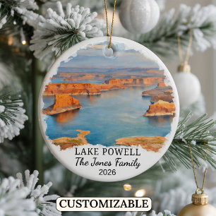 Ornement personnalisé du lac Powell, Utah sur mesu