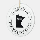 Ornement personnalisé du Minnesota (Gauche)
