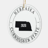 Ornement personnalisé du Nebraska (Gauche)