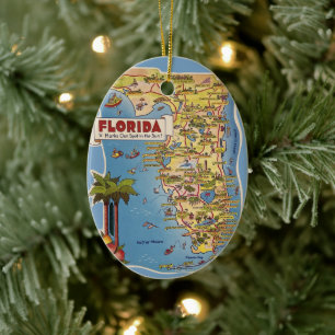 Ornement personnalisé du paradis de Floride
