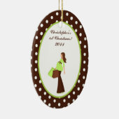 Ornement Personnalisé G Mod Maman Polka Do (Droite)