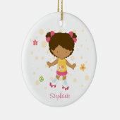 Ornement personnalisé par fille mignonne de (Droite)
