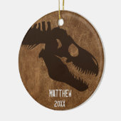 Ornement personnalisé par os de T-Rex (Gauche)