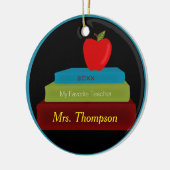 Ornement personnalisé par souvenir de professeur (Gauche)