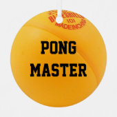 Ornement personnalisé Ping Pong Lover (Recto)