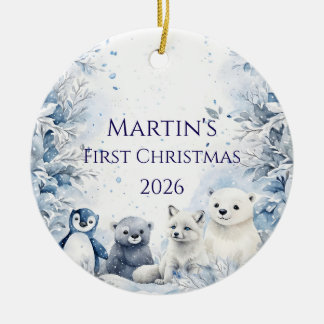 Ornement personnalisé pour le premier Noël de bébé