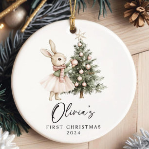 Ornement personnalisé pour le premier Noël de bébé