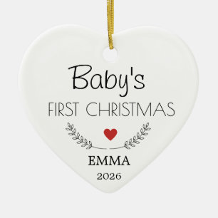 Ornement personnalisé pour le premier Noël de bébé