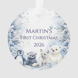 Ornement personnalisé pour le premier Noël de bébé