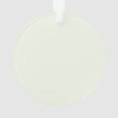 Ornement personnalisé premier par Noël de marié de (dos)