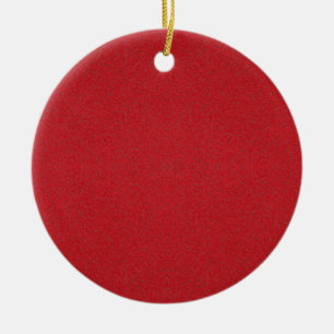 Ornement personnalisé rouge texturé