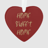 Ornement personnel de la nouvelle maison - Keepsak (dos)