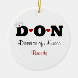 Ornement personnel DON Nurse