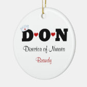 Ornement personnel DON Nurse (Gauche)