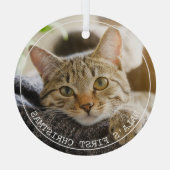 Ornement photo animal simple cadre (Verso)