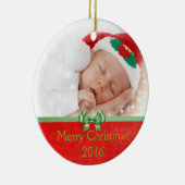 Ornement photo bébé, Ajouter votre propre garde-ph (Droite)